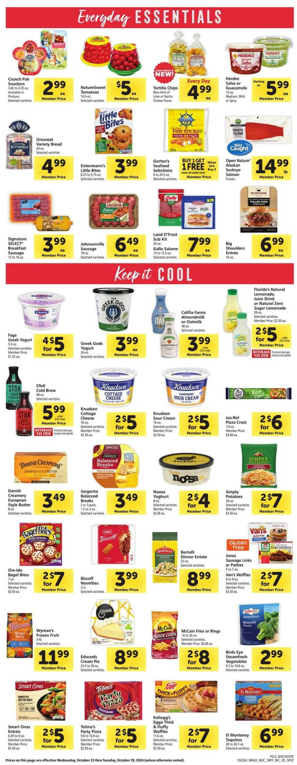 Catalogue Safeway from 10/23/2024