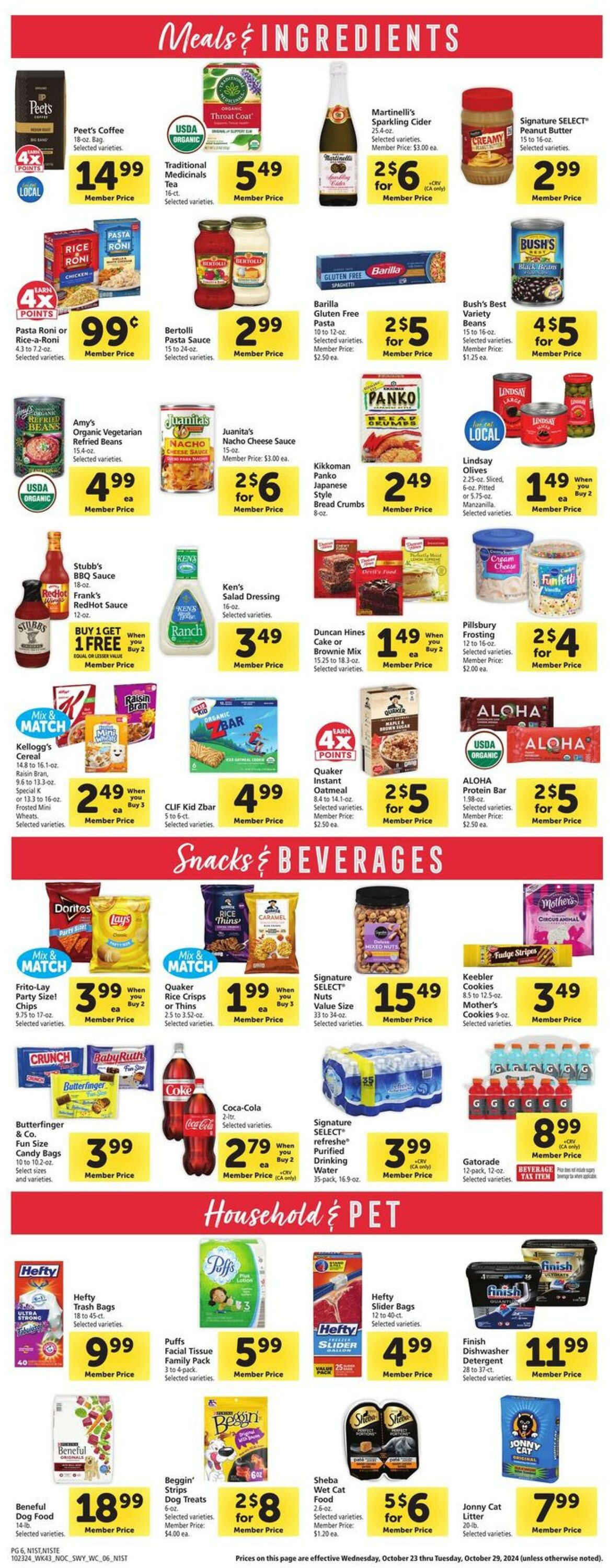 Catalogue Safeway from 10/23/2024