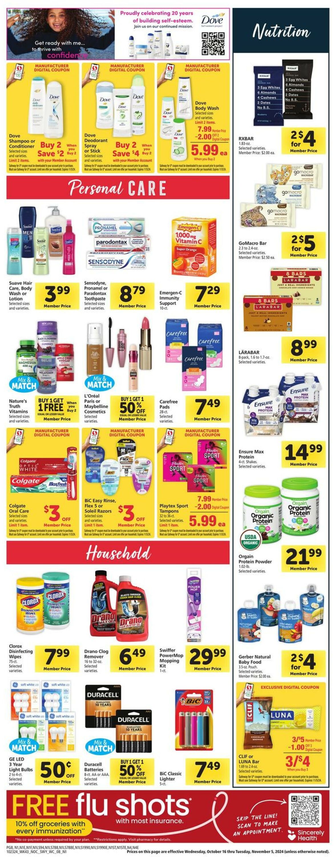 Catalogue Safeway from 10/23/2024