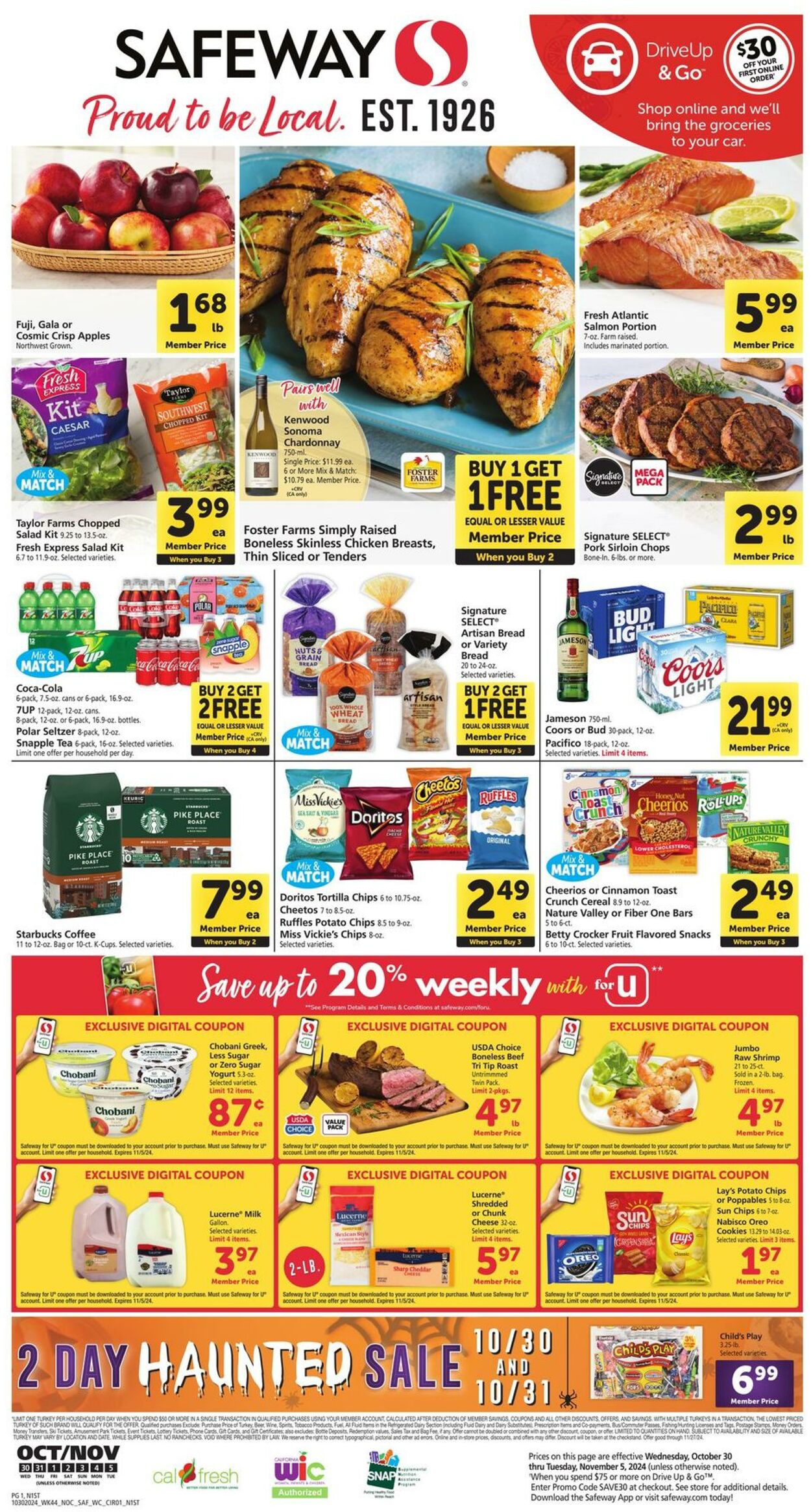 Catalogue Safeway from 10/30/2024