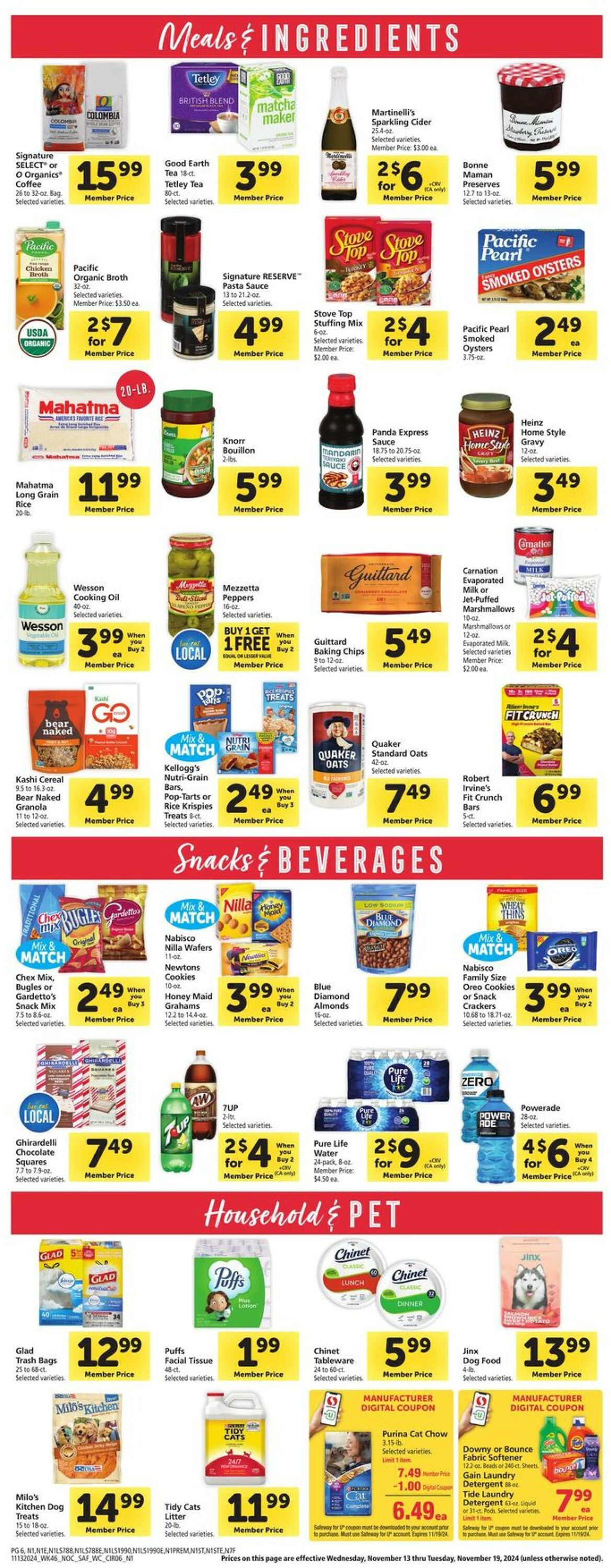 Catalogue Safeway from 11/13/2024