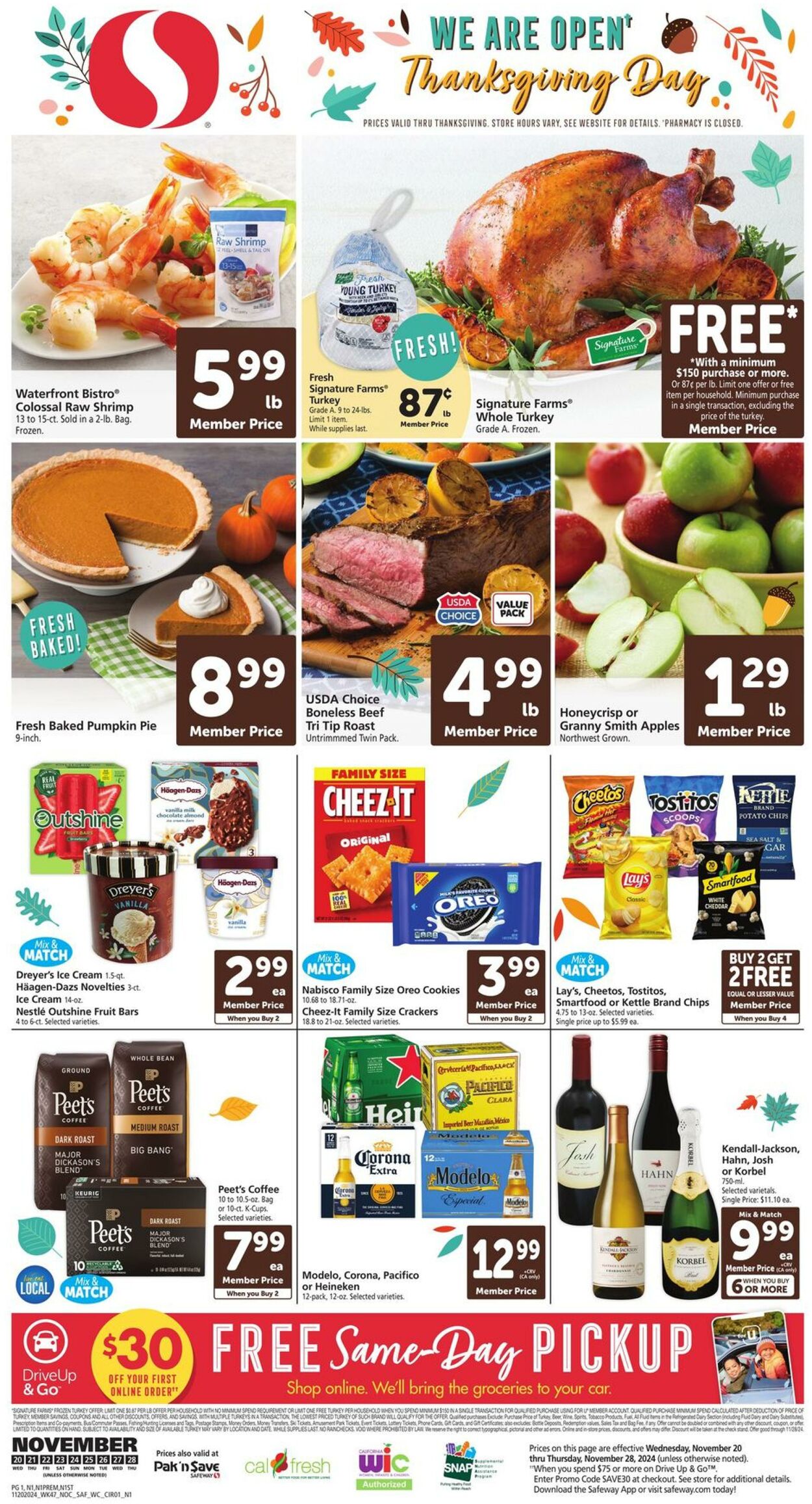 Catalogue Safeway from 11/20/2024