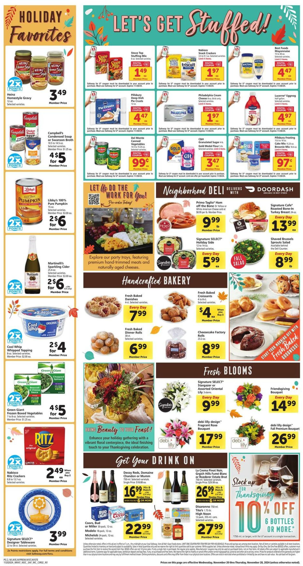 Catalogue Safeway from 11/20/2024