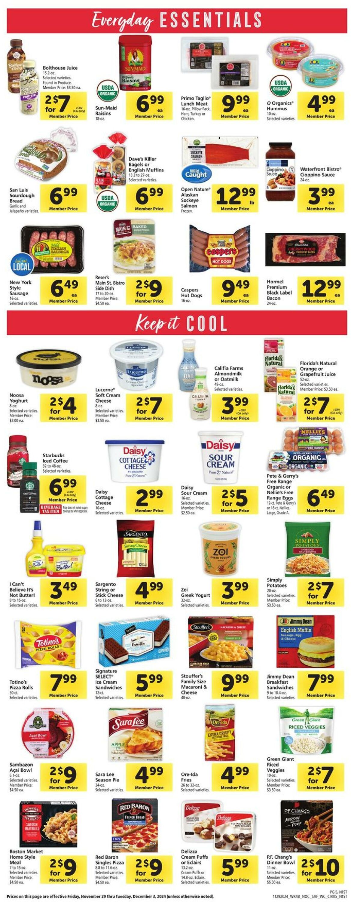 Catalogue Safeway from 11/29/2024