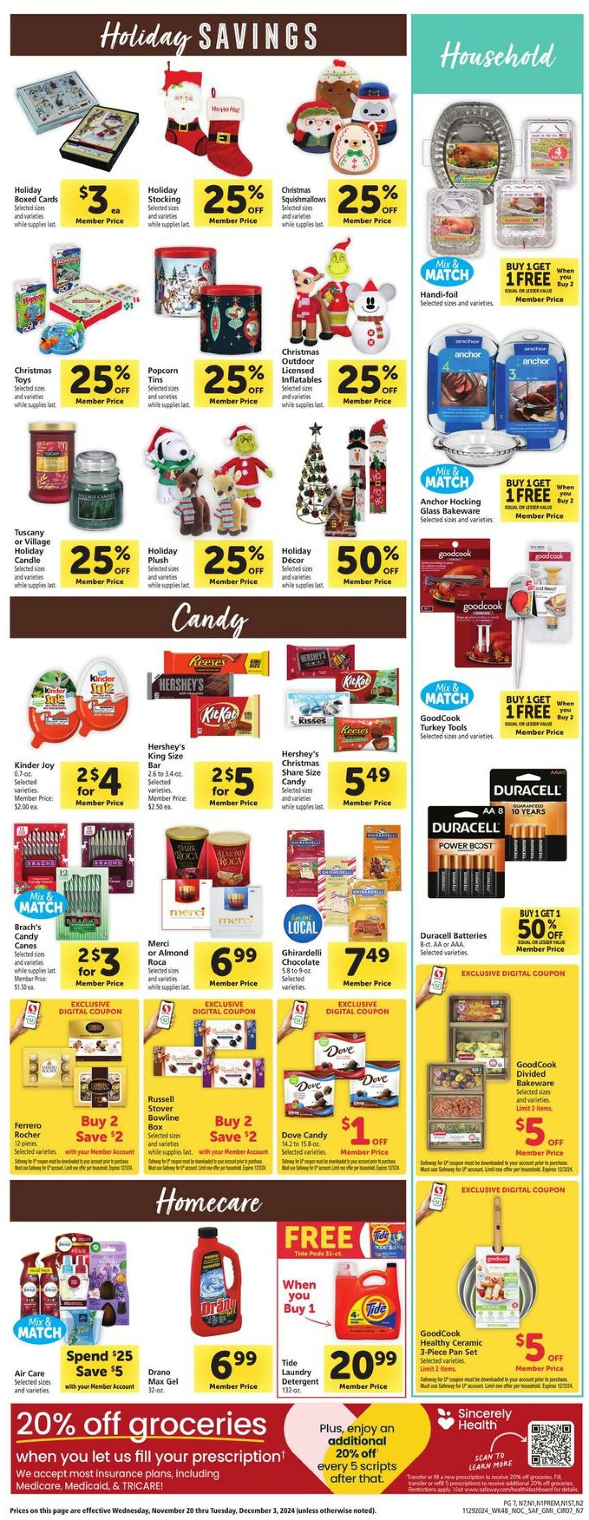 Catalogue Safeway from 11/29/2024