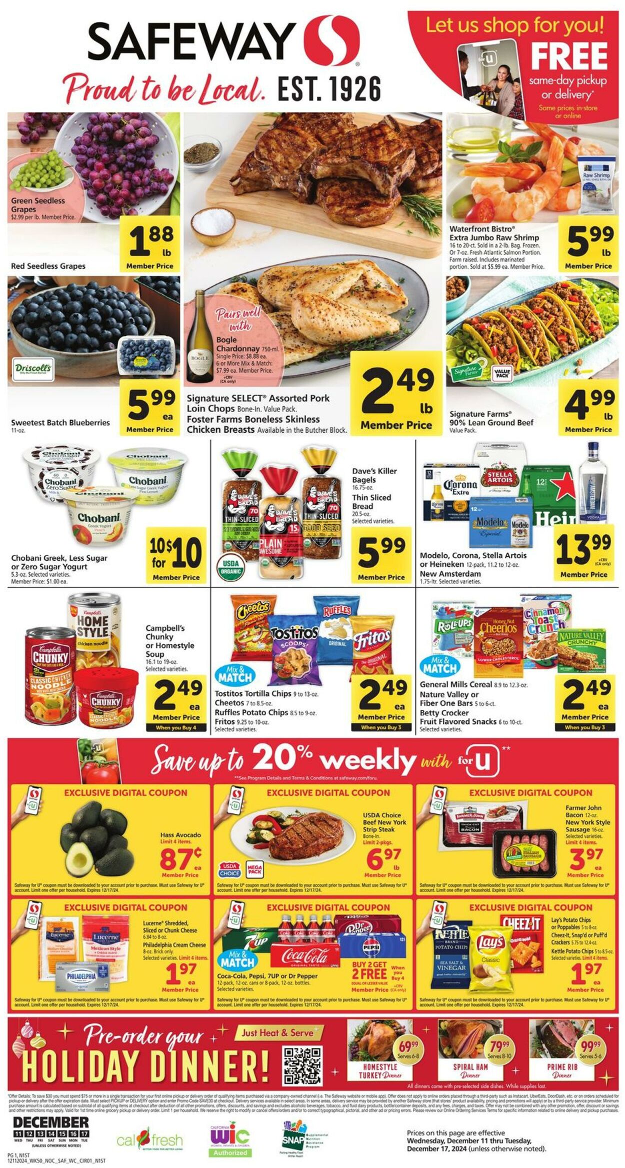 Catalogue Safeway from 12/11/2024