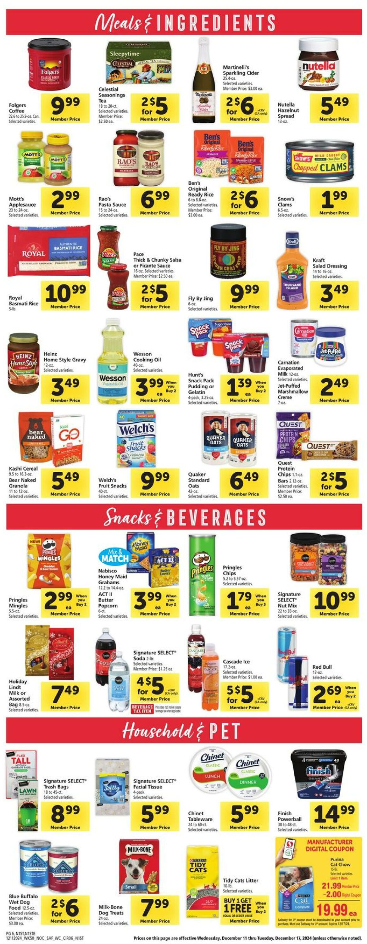 Catalogue Safeway from 12/11/2024