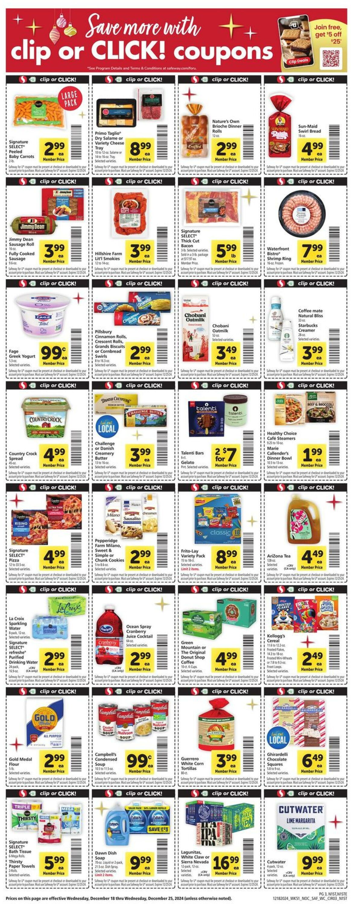 Catalogue Safeway from 12/18/2024