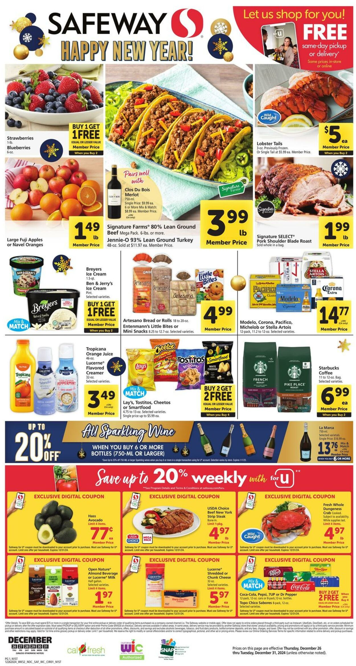 Catalogue Safeway from 12/26/2024