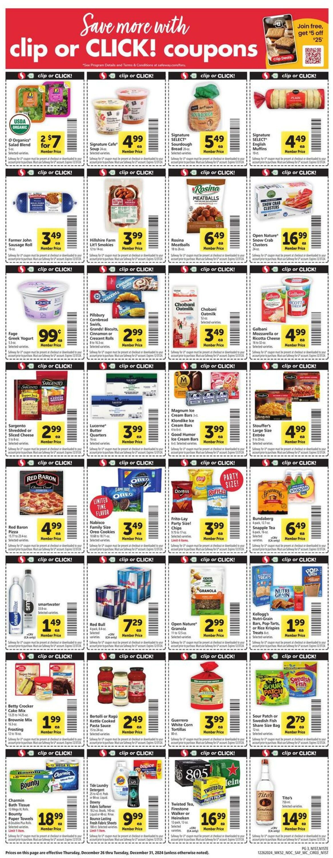 Catalogue Safeway from 12/26/2024