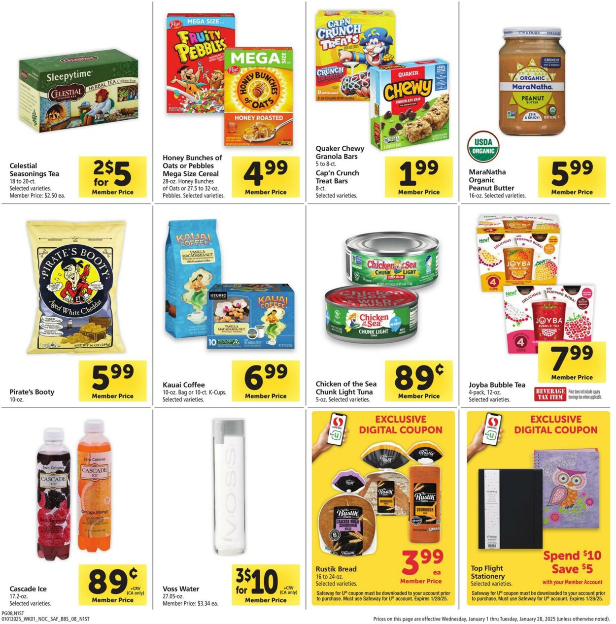 Catalogue Safeway from 01/01/2025