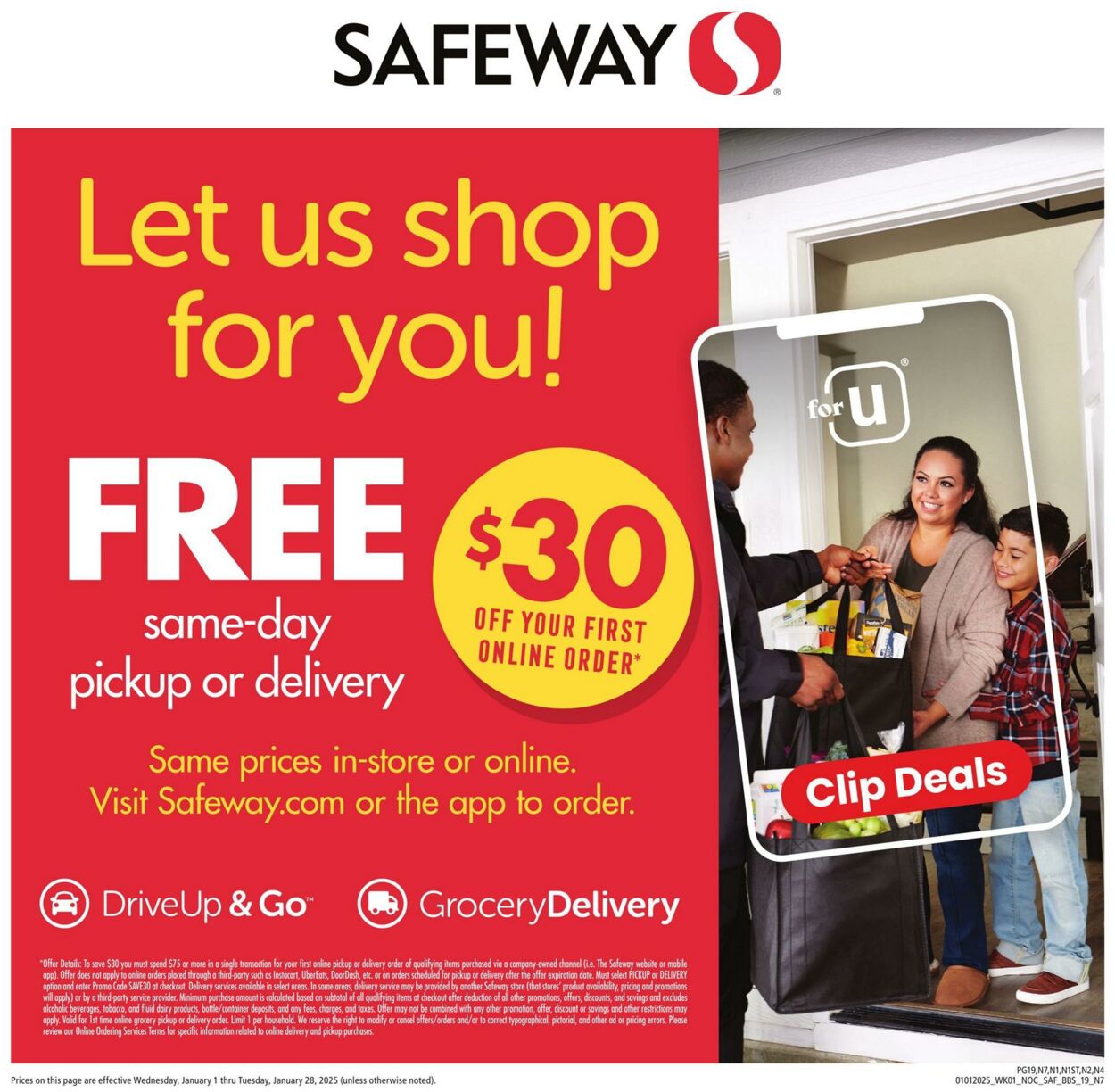 Catalogue Safeway from 01/01/2025