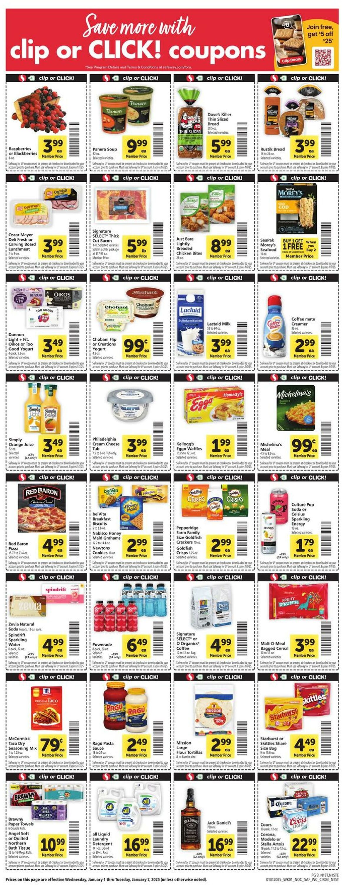 Catalogue Safeway from 01/01/2025