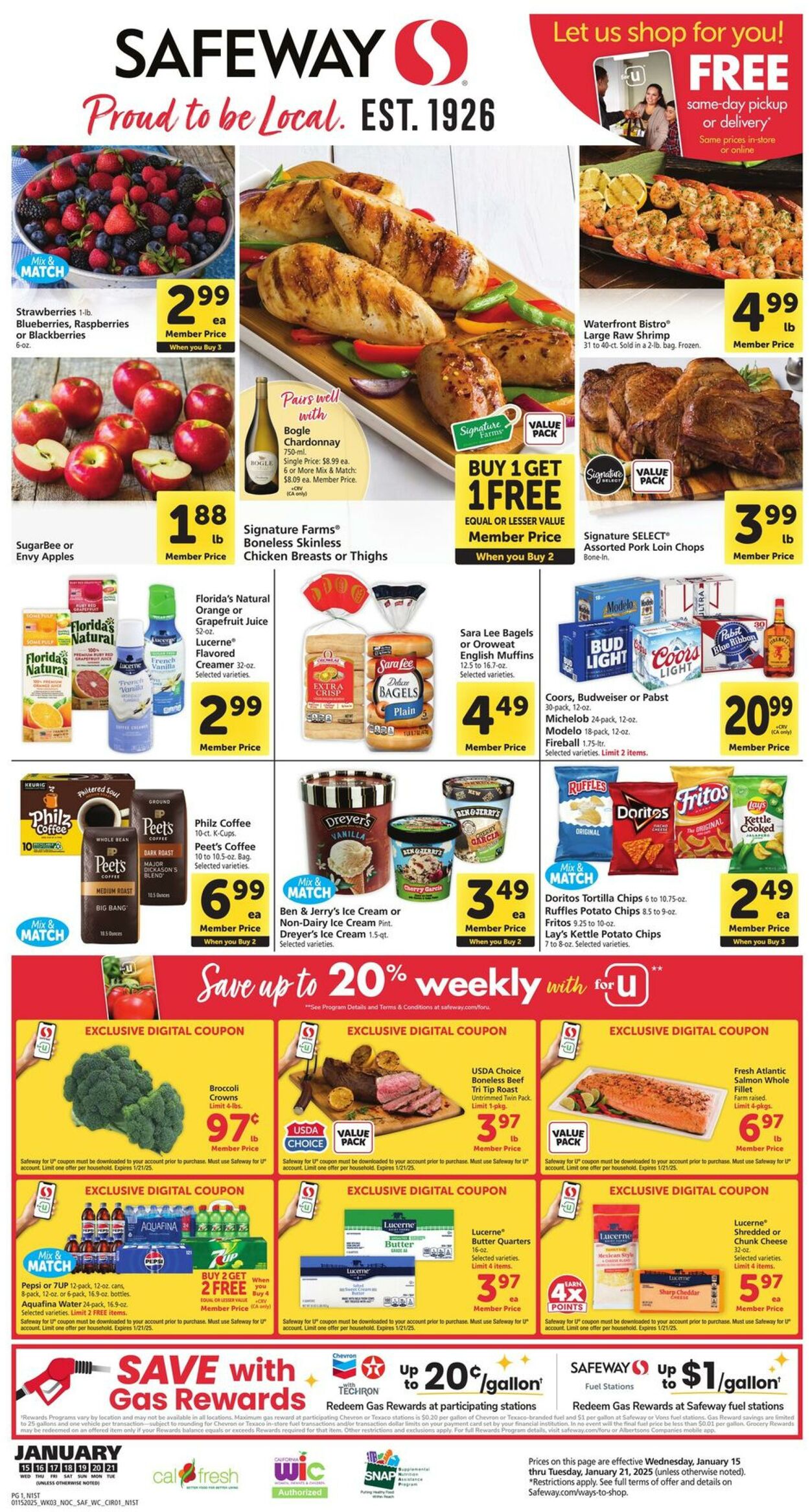 Catalogue Safeway from 01/15/2025