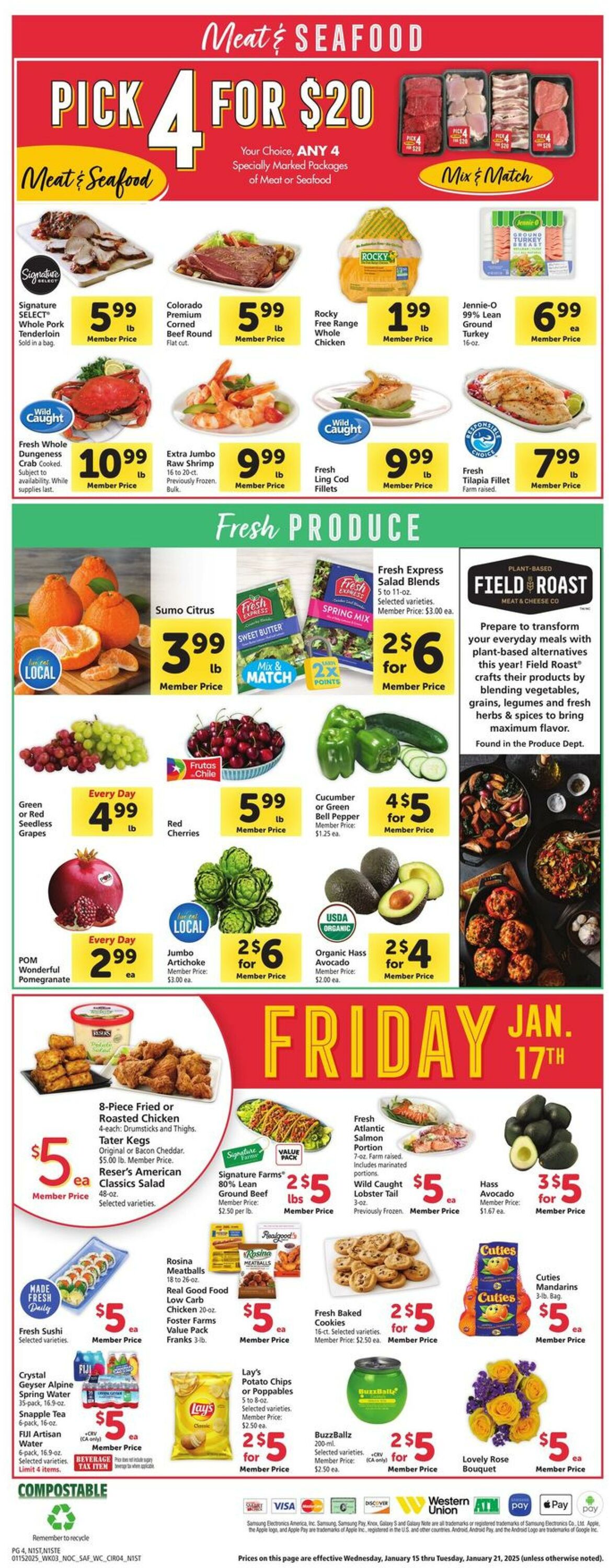 Catalogue Safeway from 01/15/2025