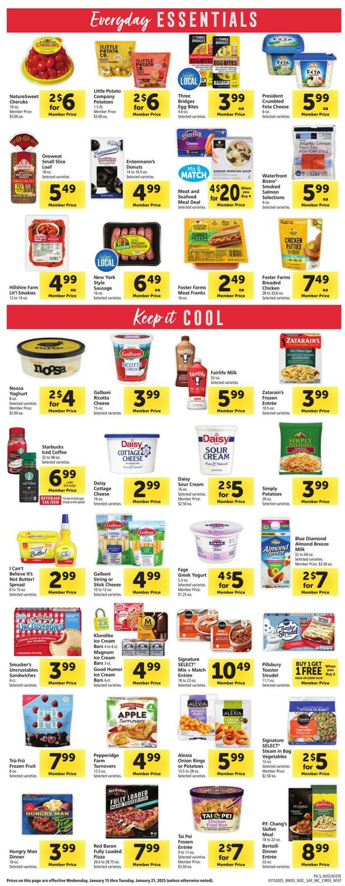 Catalogue Safeway from 01/15/2025