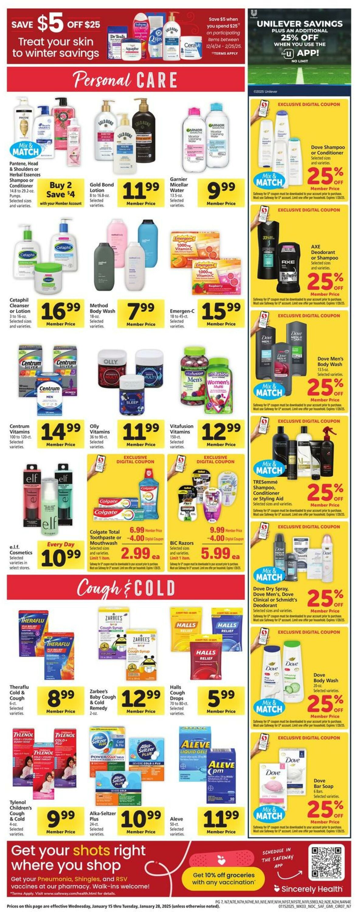 Catalogue Safeway from 01/15/2025