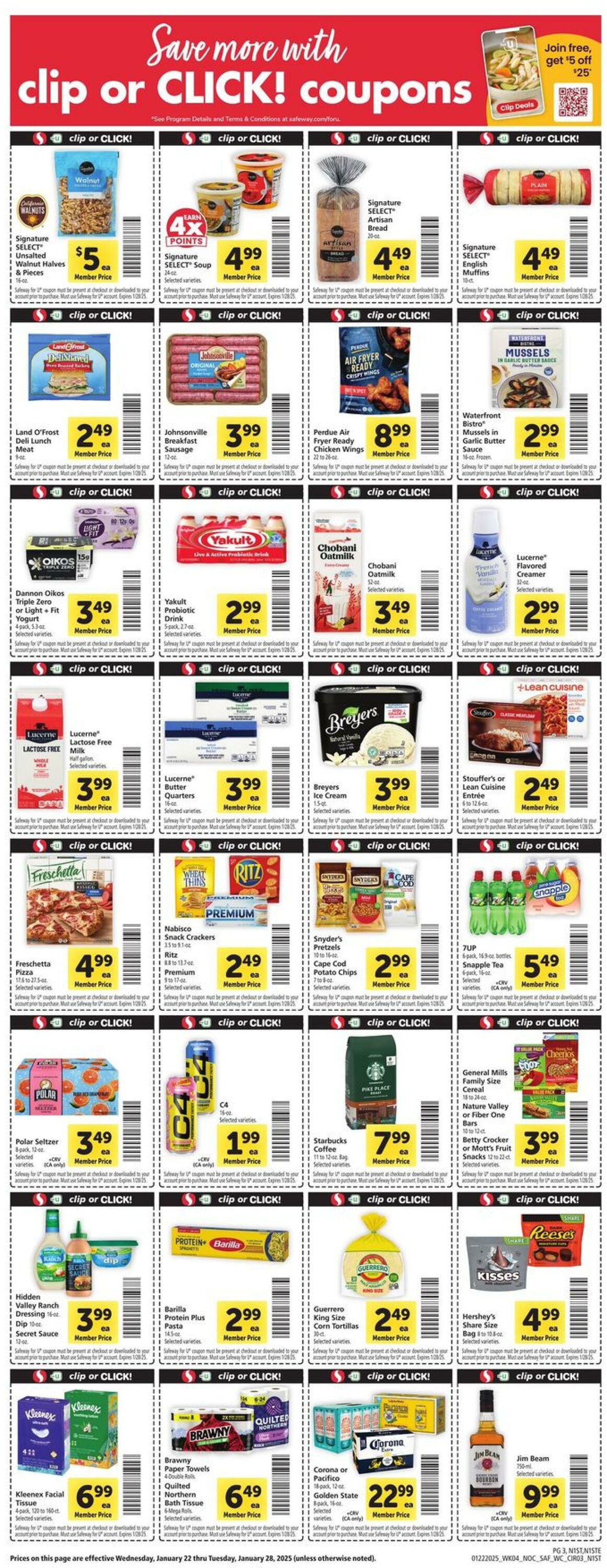 Catalogue Safeway from 01/22/2025