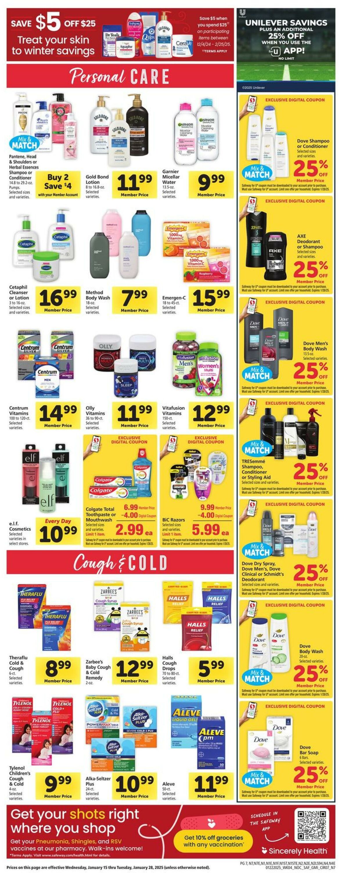 Catalogue Safeway from 01/22/2025