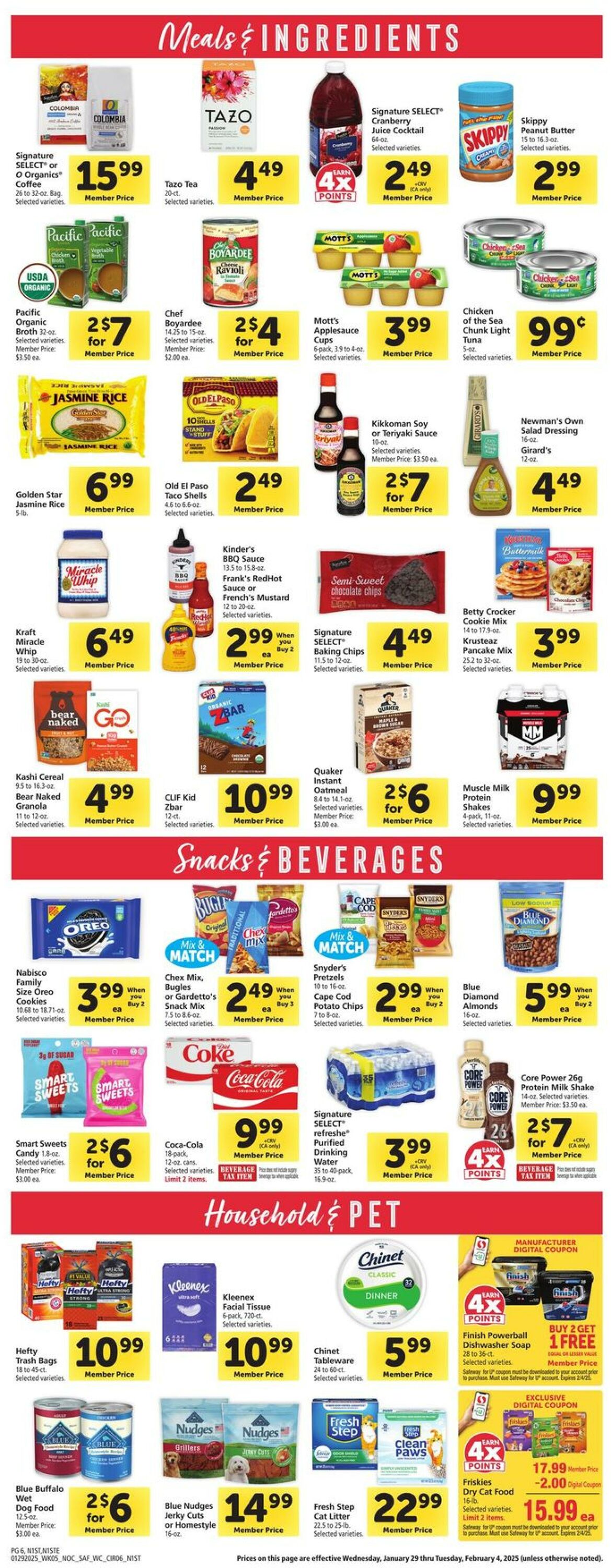 Catalogue Safeway from 01/29/2025