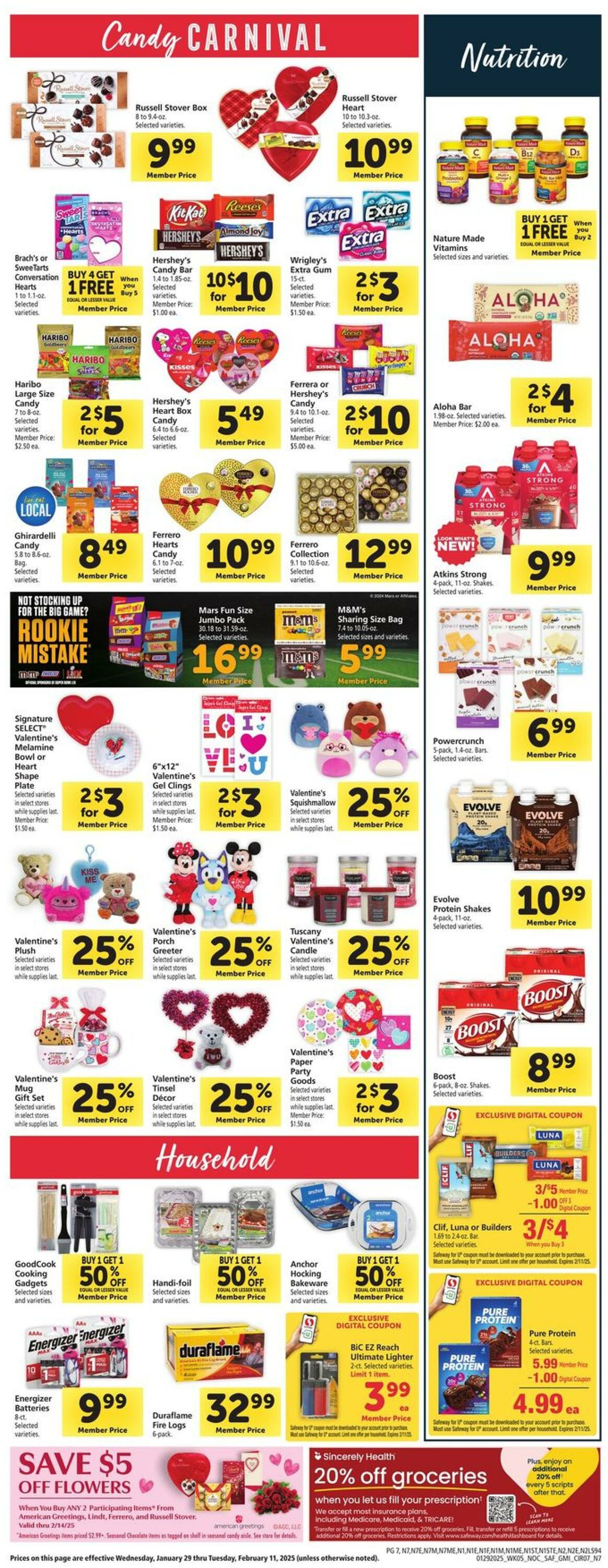 Catalogue Safeway from 01/29/2025