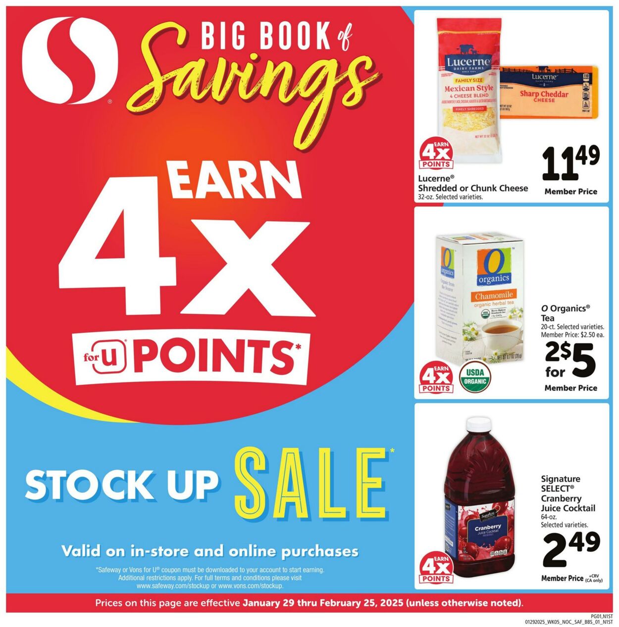 Catalogue Safeway from 01/29/2025