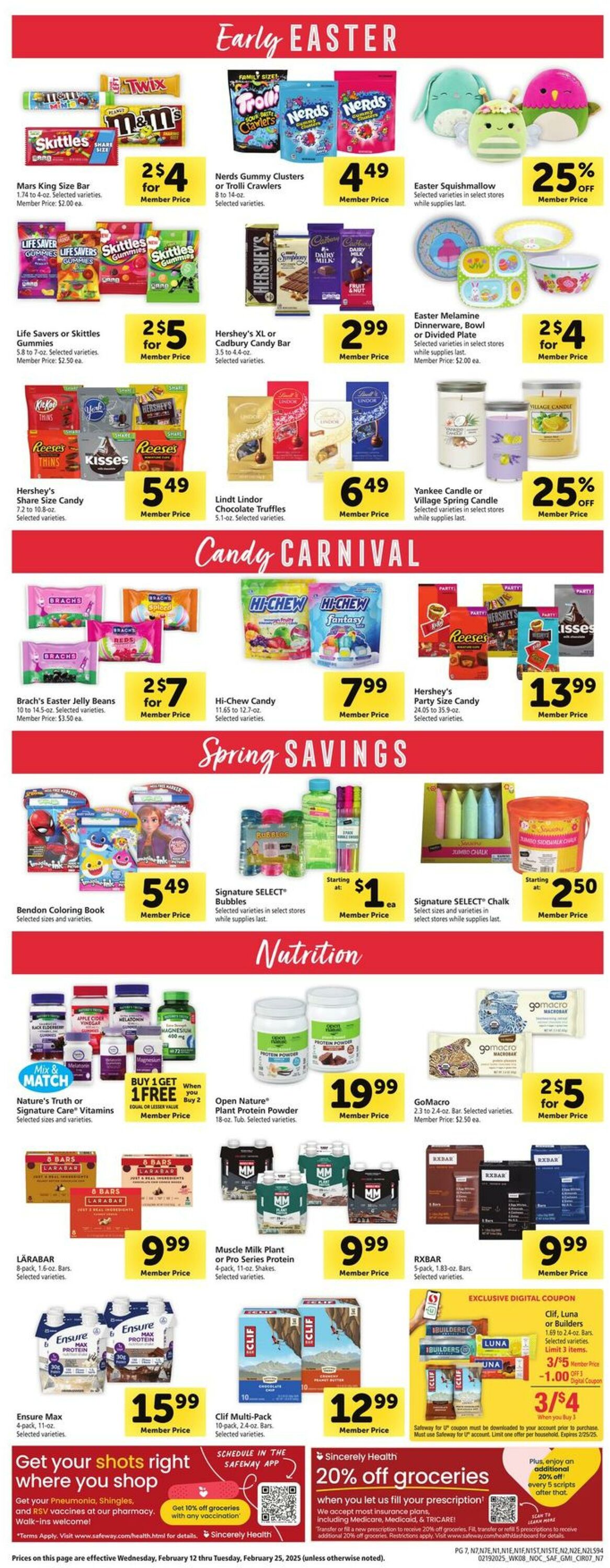 Catalogue Safeway from 02/19/2025