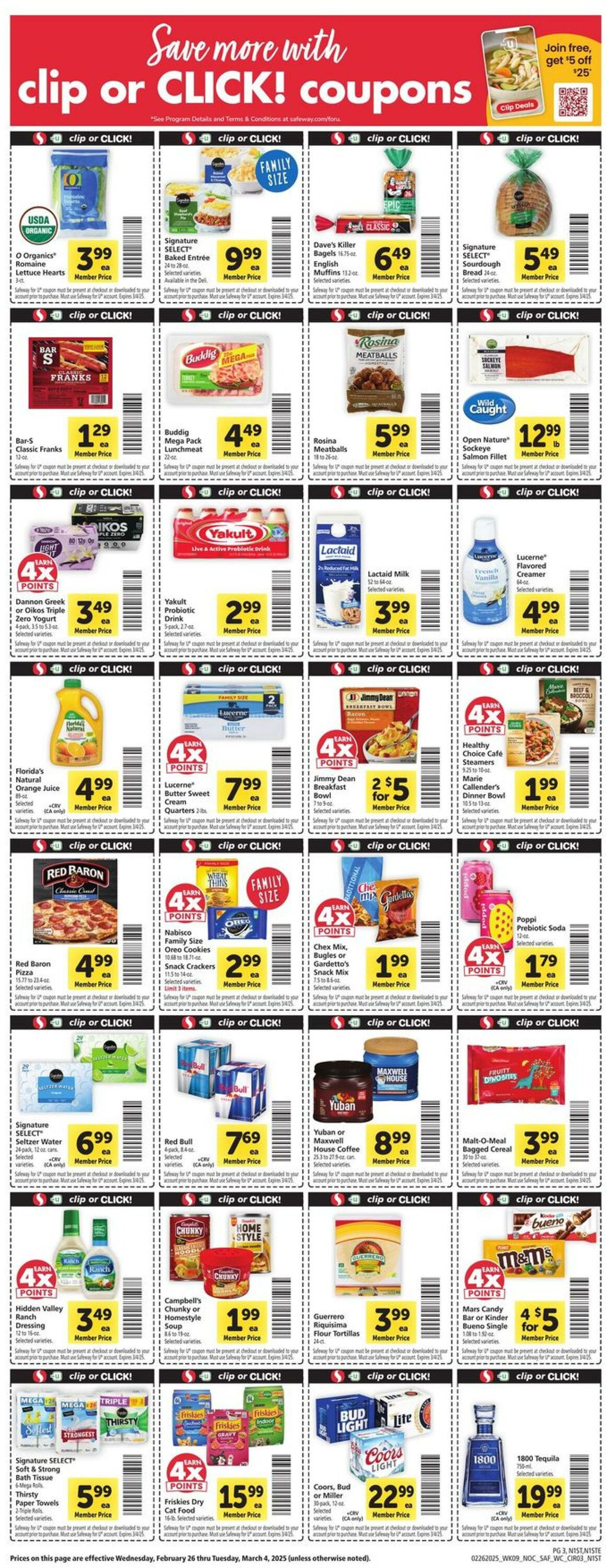 Catalogue Safeway from 02/26/2025