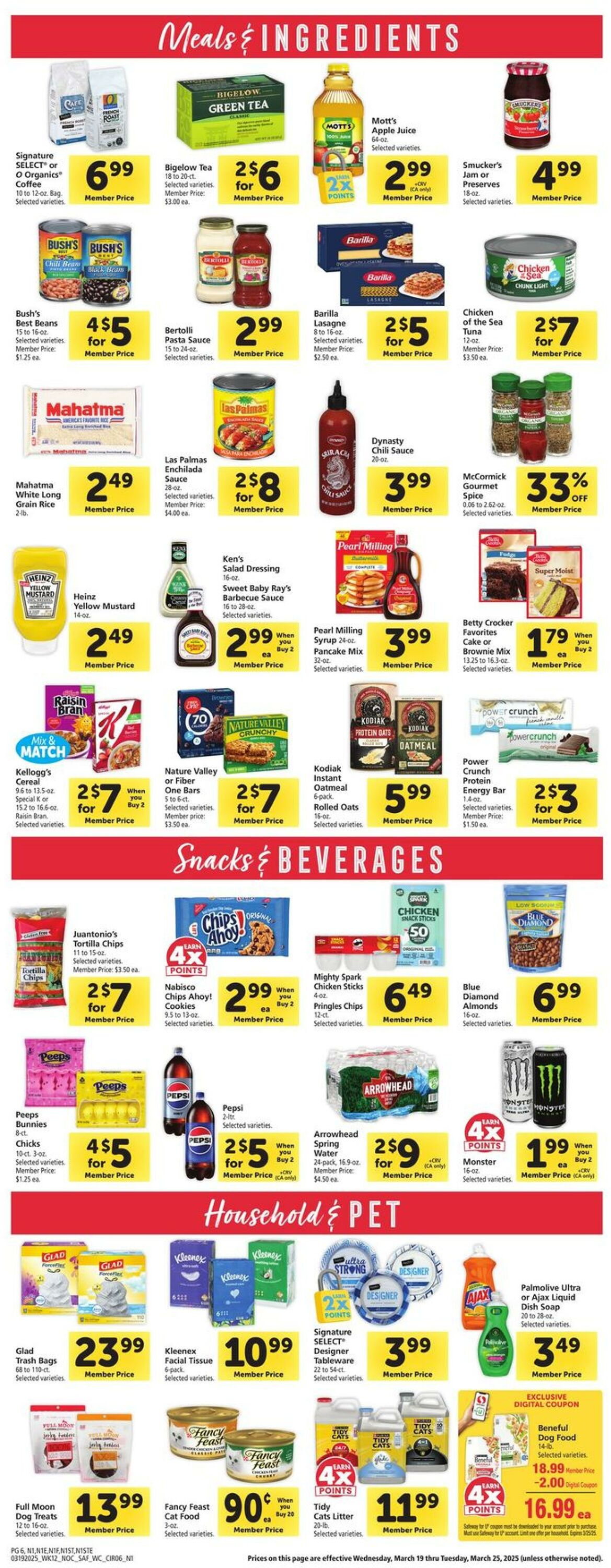 Catalogue Safeway from 03/19/2025