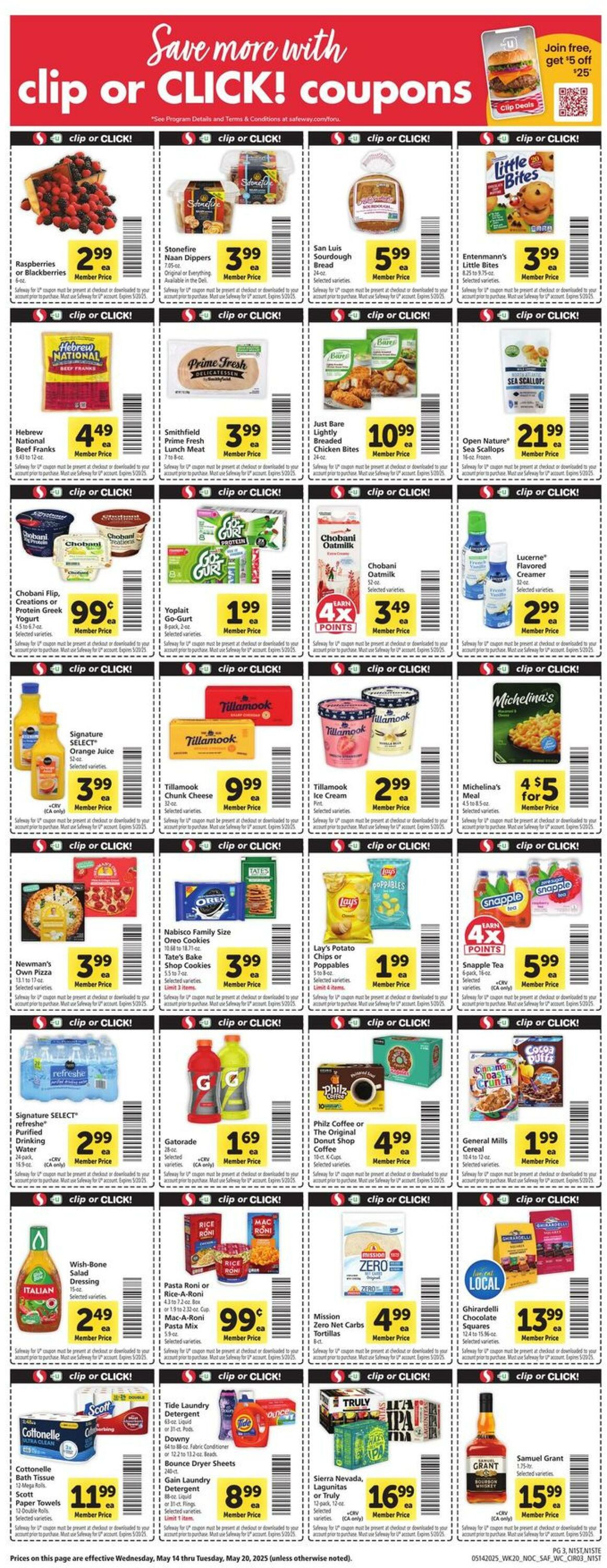 Catalogue Safeway from 05/14/2025