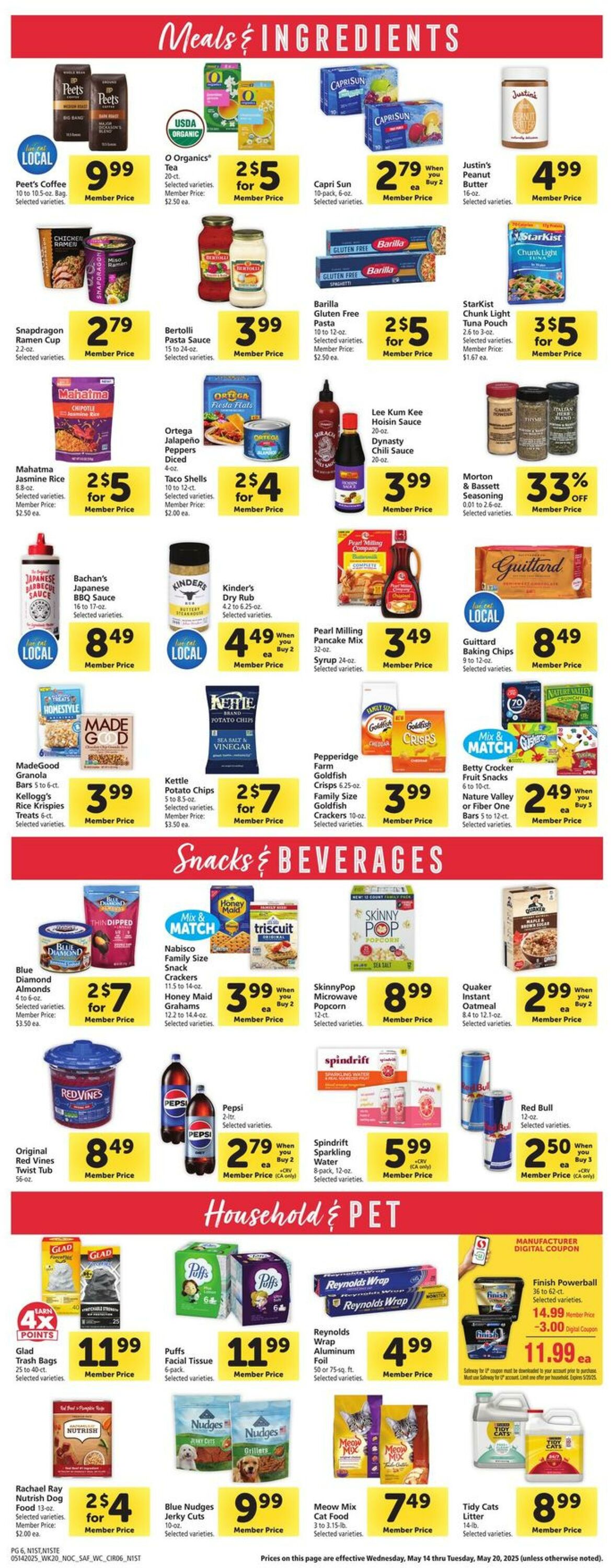 Catalogue Safeway from 05/14/2025
