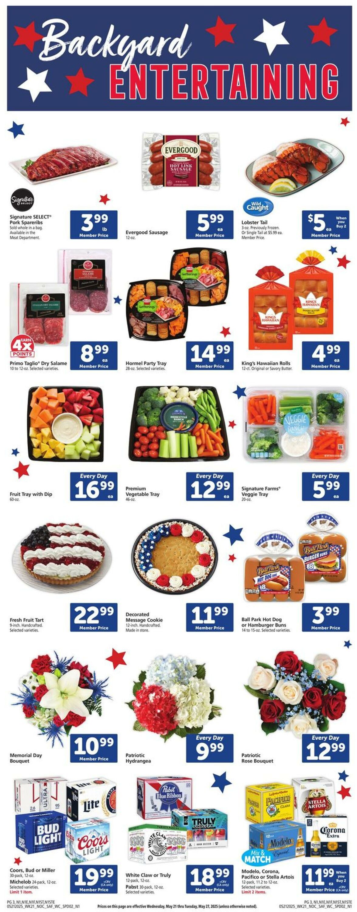 Catalogue Safeway from 05/21/2025