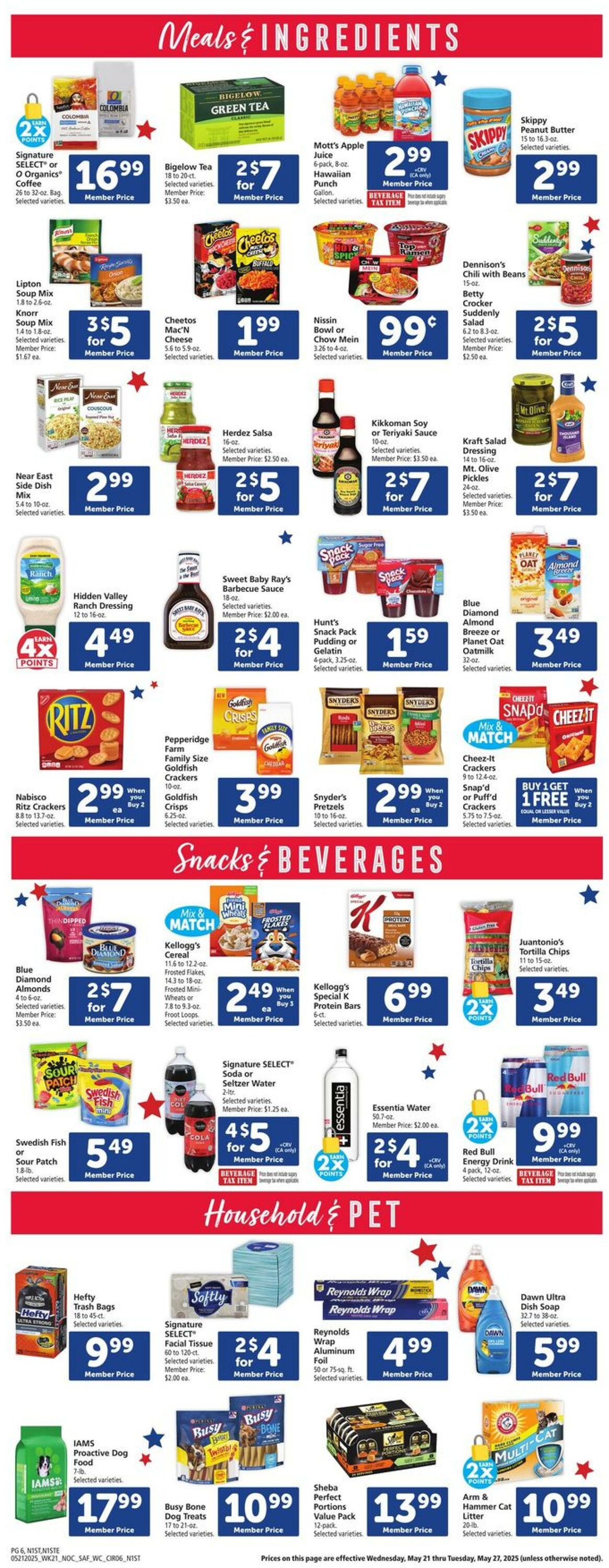 Catalogue Safeway from 05/21/2025