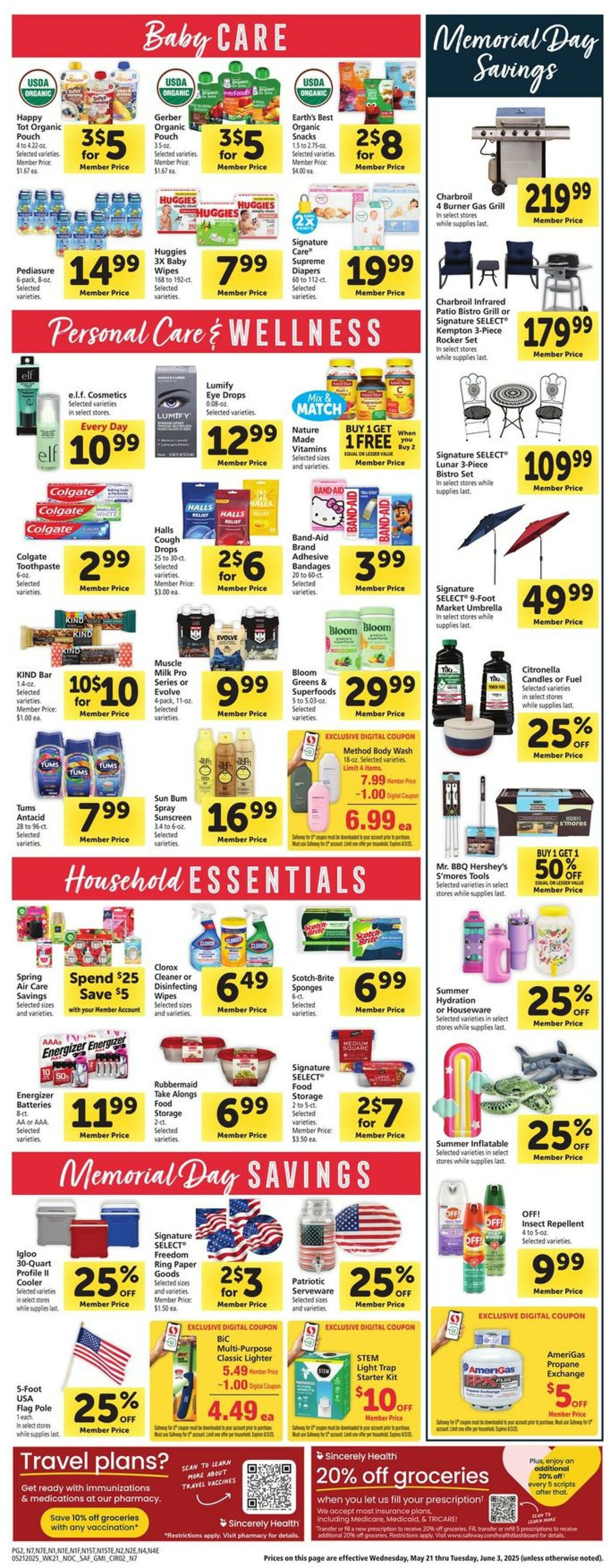 Catalogue Safeway from 05/21/2025