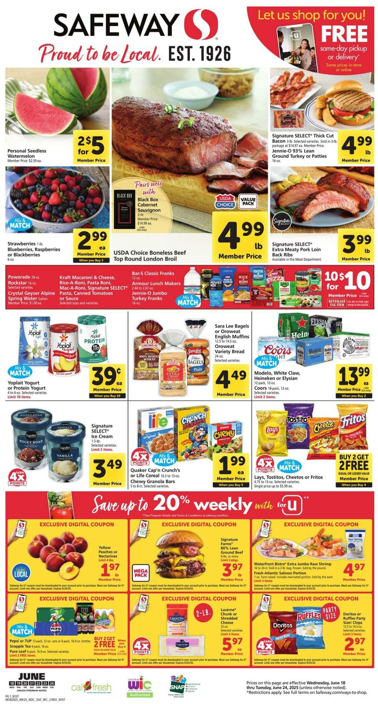 Catalogue Safeway from 06/18/2025