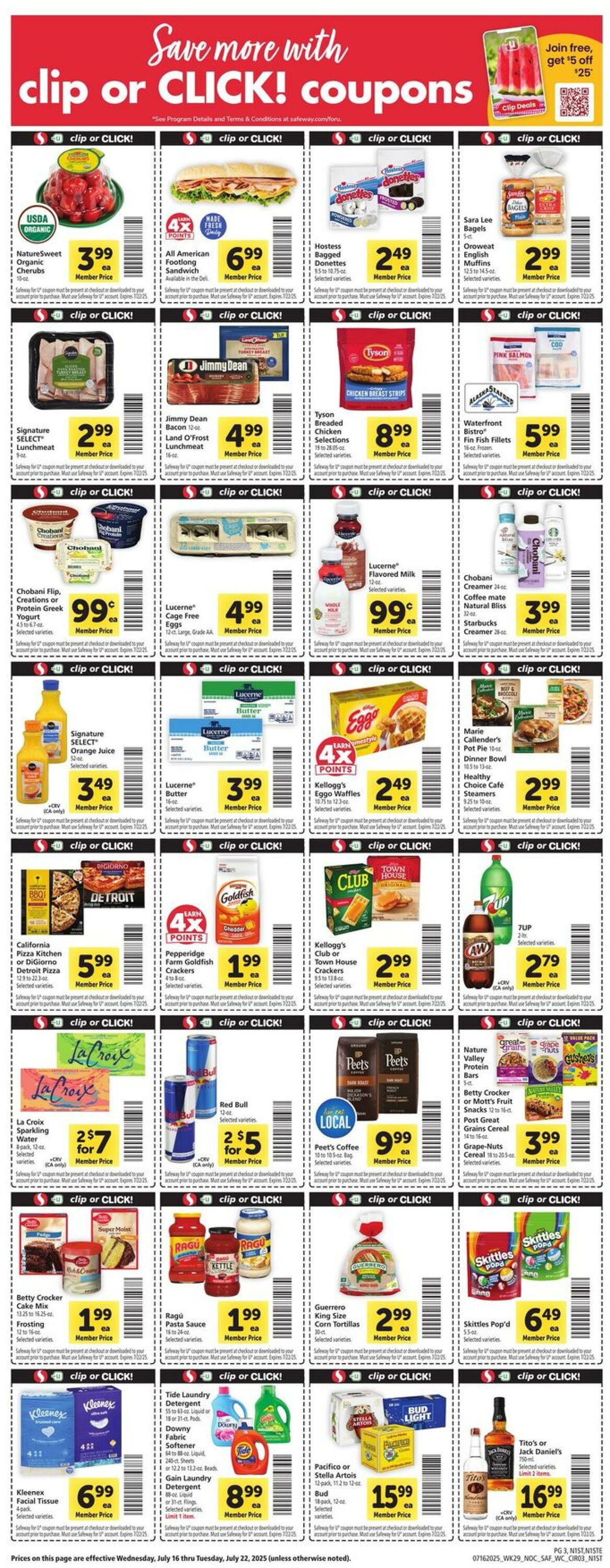 Catalogue Safeway from 07/16/2025