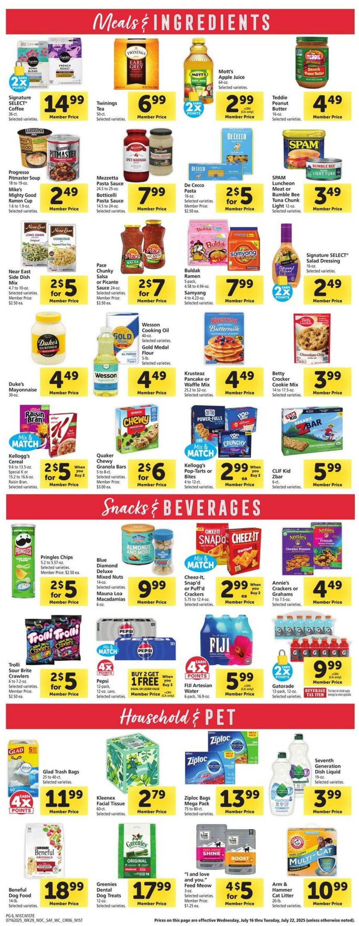 Catalogue Safeway from 07/16/2025