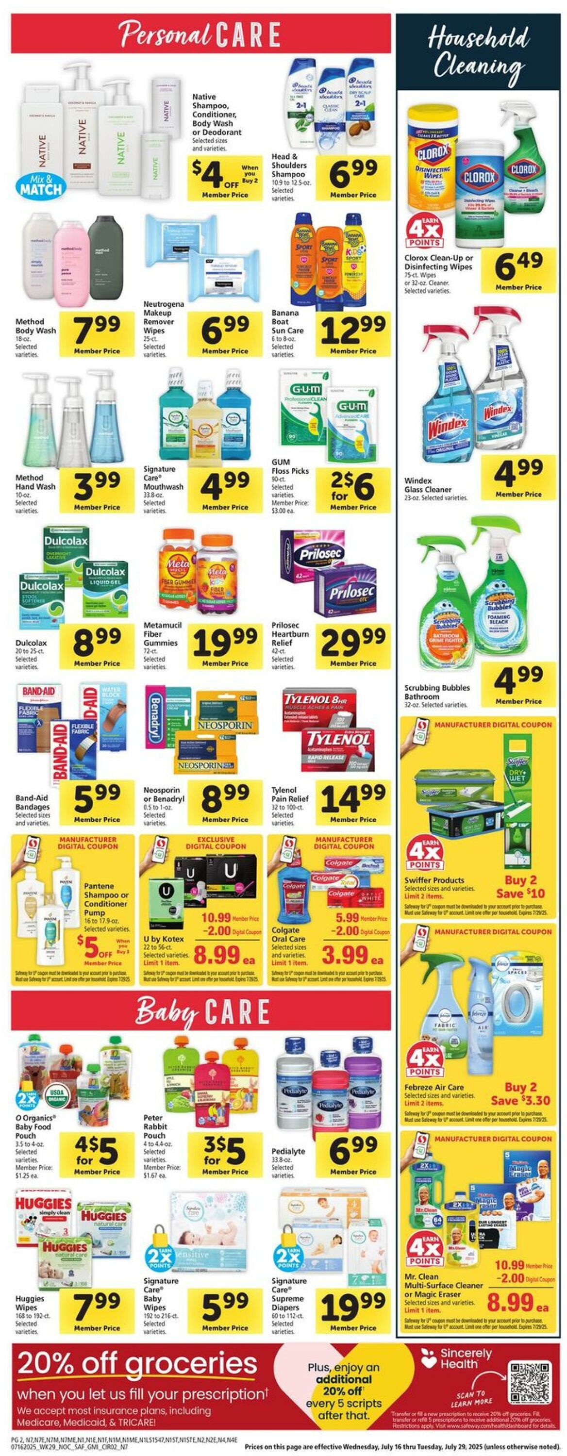 Catalogue Safeway from 07/16/2025