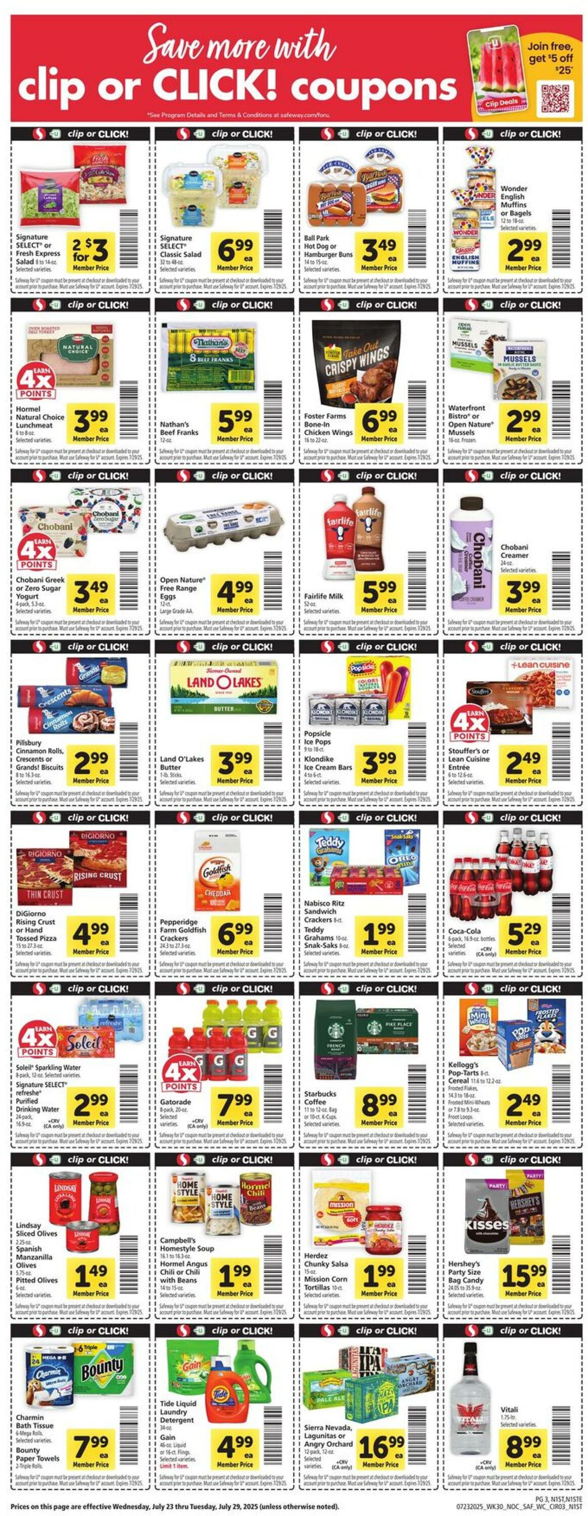 Catalogue Safeway from 07/23/2025