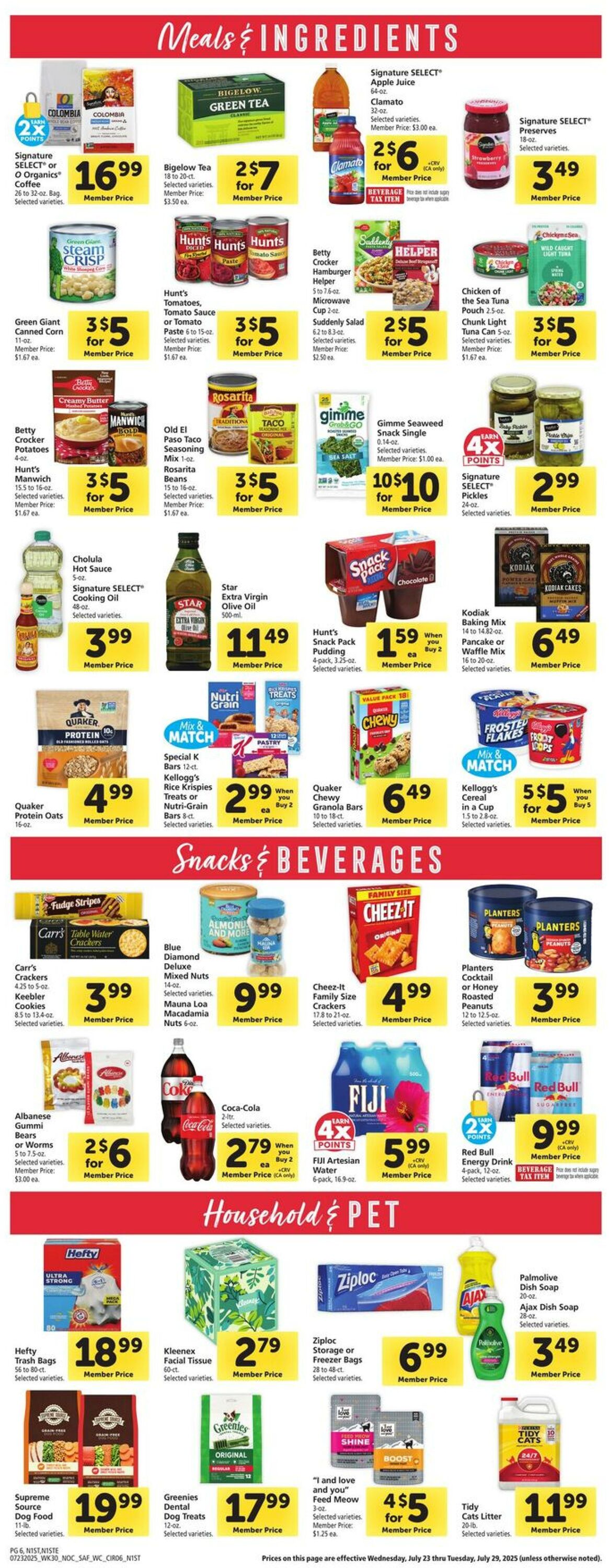 Catalogue Safeway from 07/23/2025