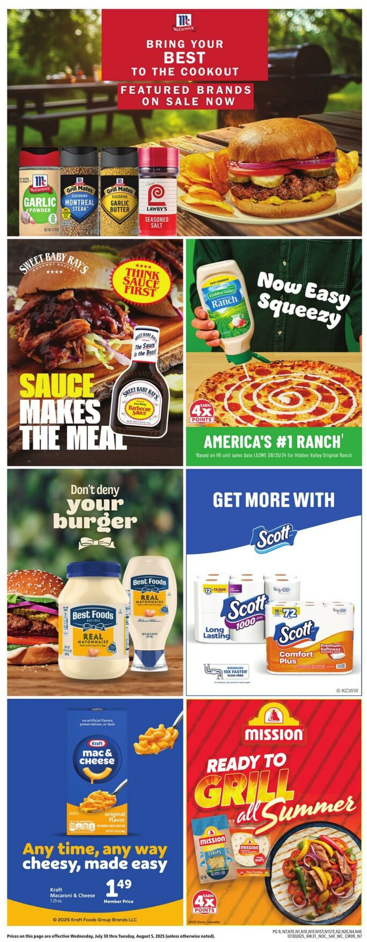 Catalogue Safeway from 07/30/2025