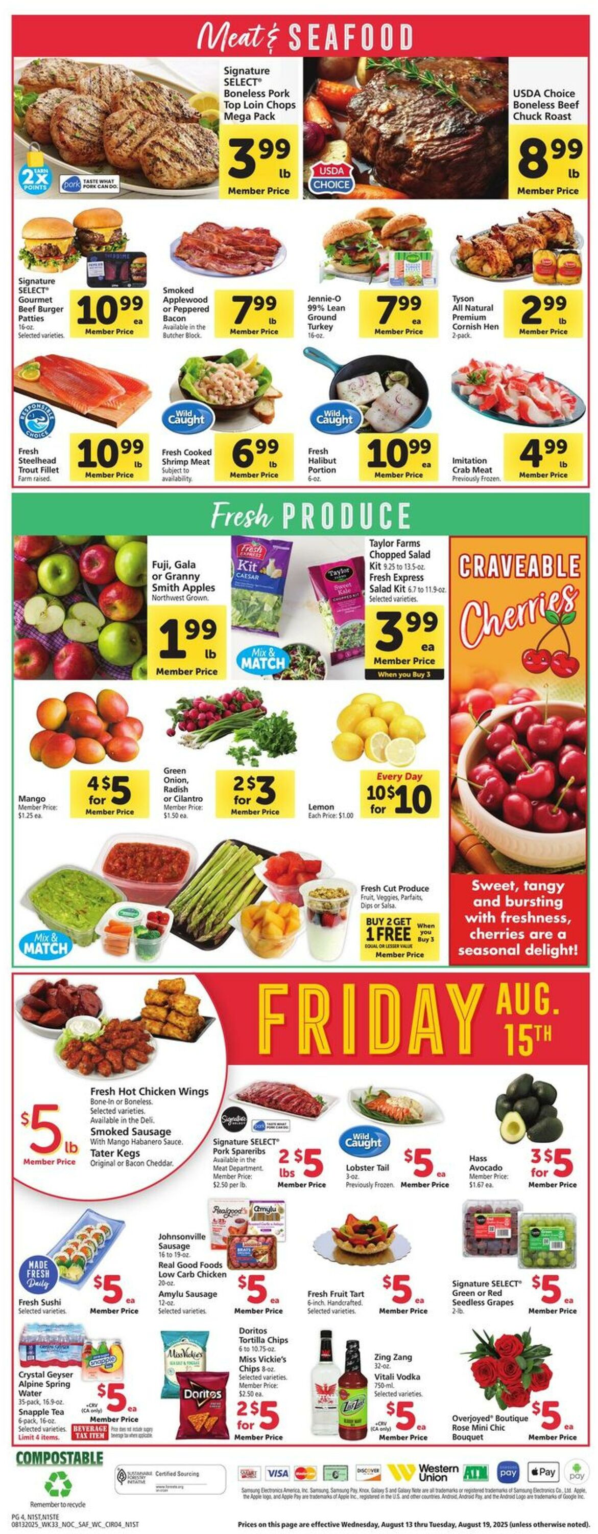 Catalogue Safeway from 08/13/2025