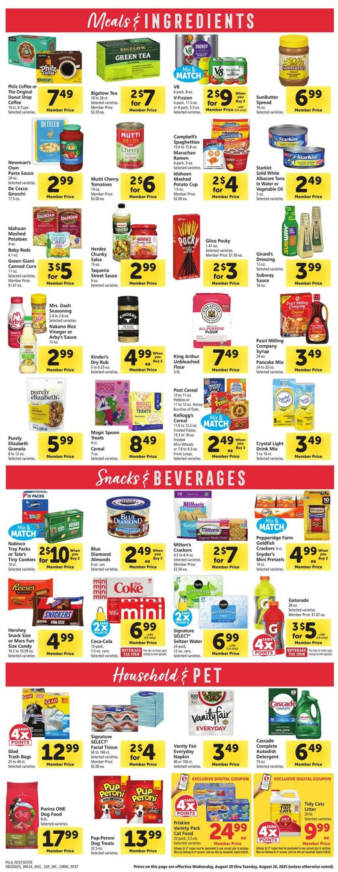 Catalogue Safeway from 08/20/2025