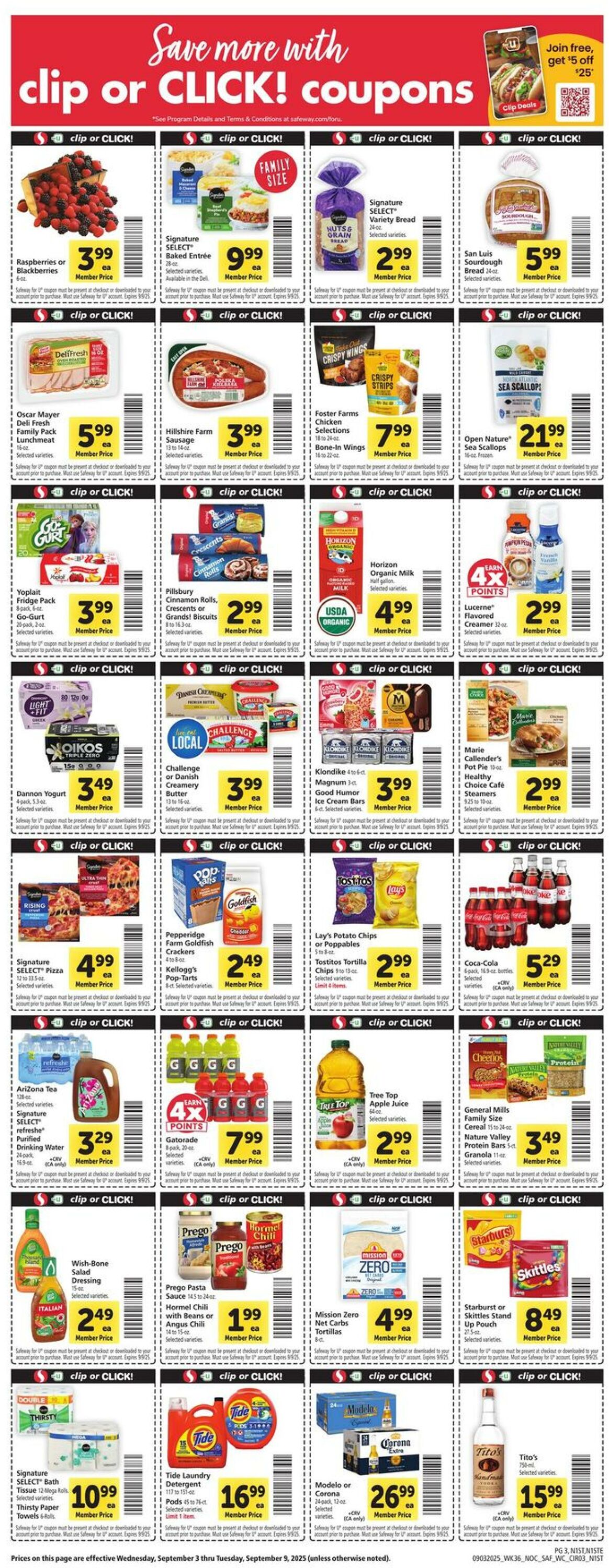 Catalogue Safeway from 09/03/2025