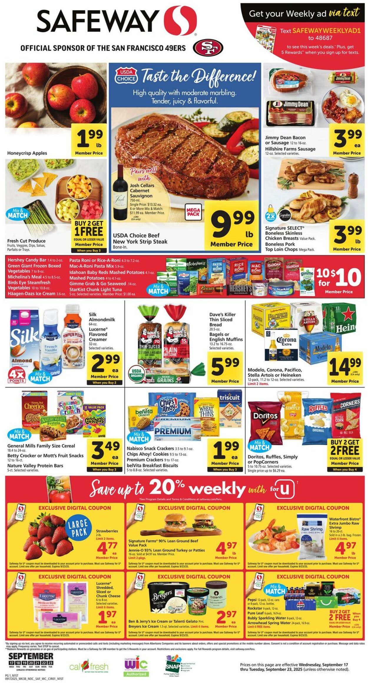 Catalogue Safeway from 09/17/2025