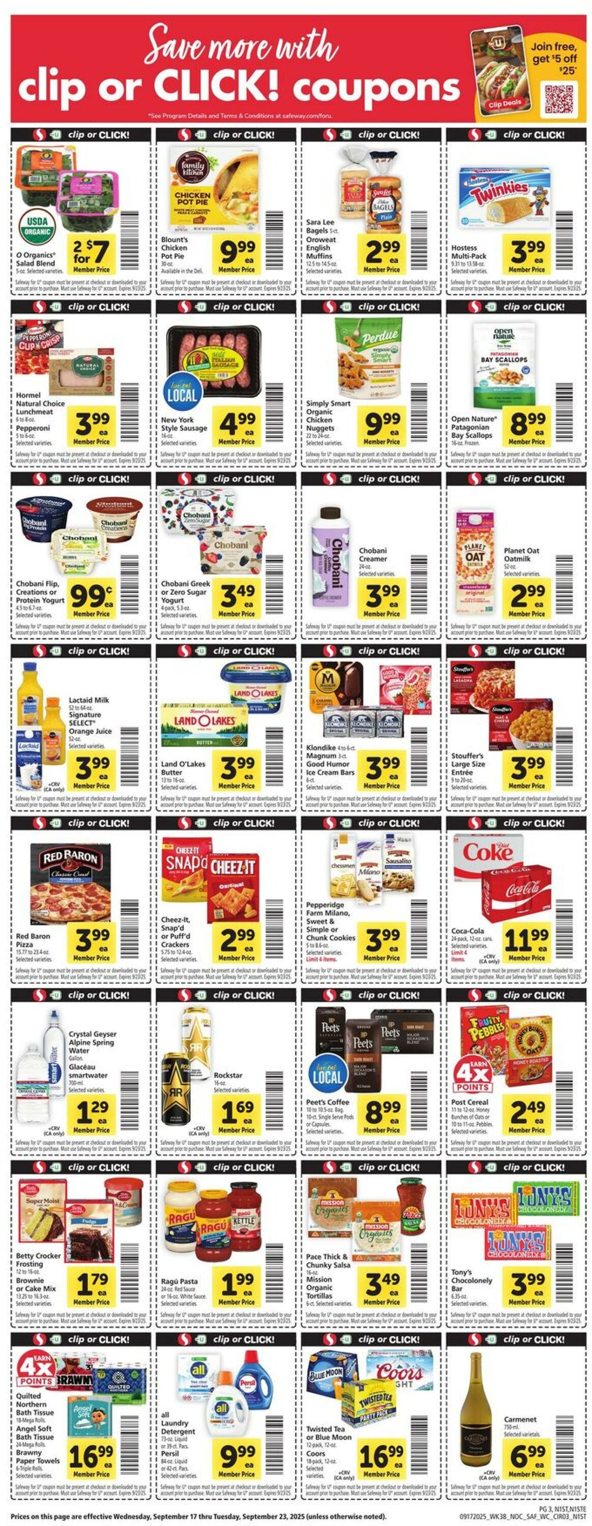 Catalogue Safeway from 09/17/2025