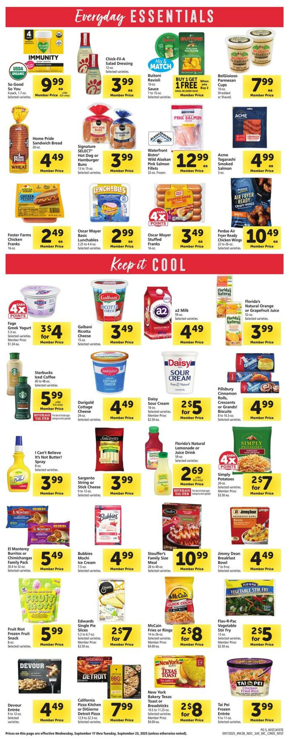 Catalogue Safeway from 09/17/2025