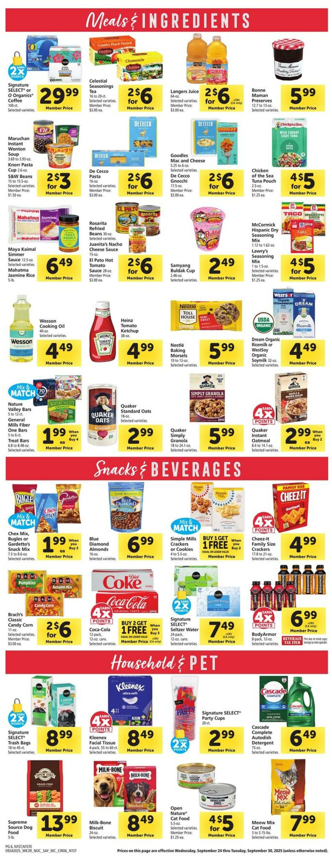 Catalogue Safeway from 09/24/2025