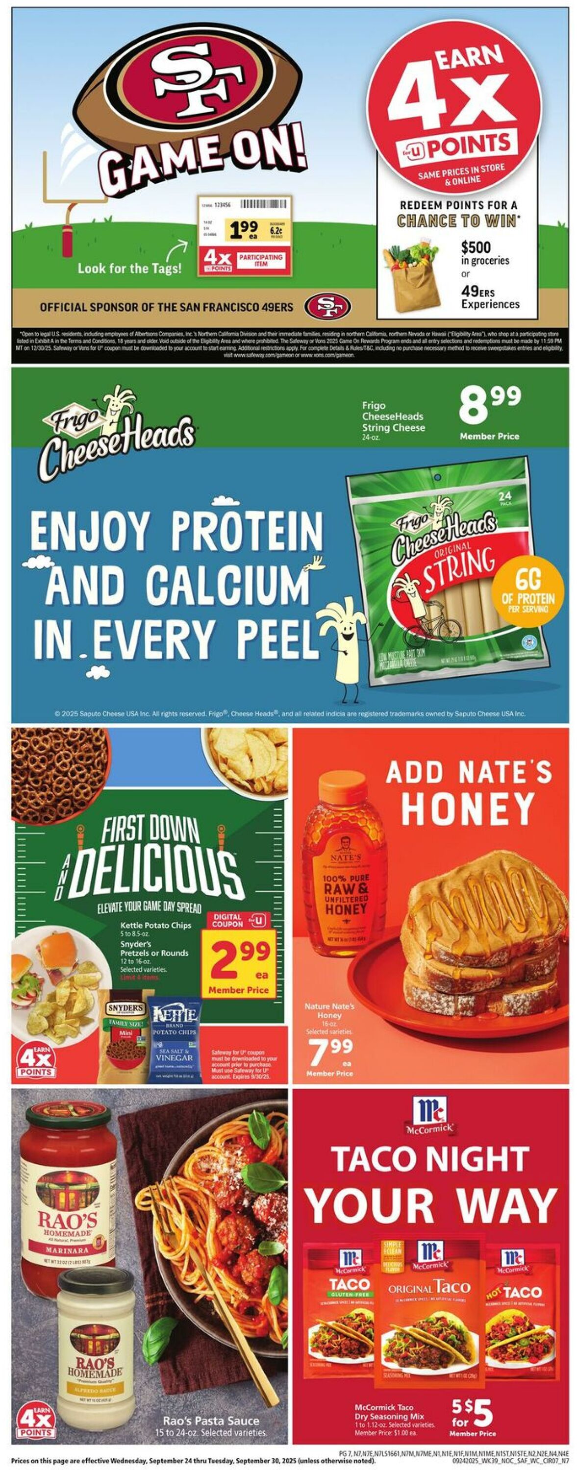 Catalogue Safeway from 09/24/2025