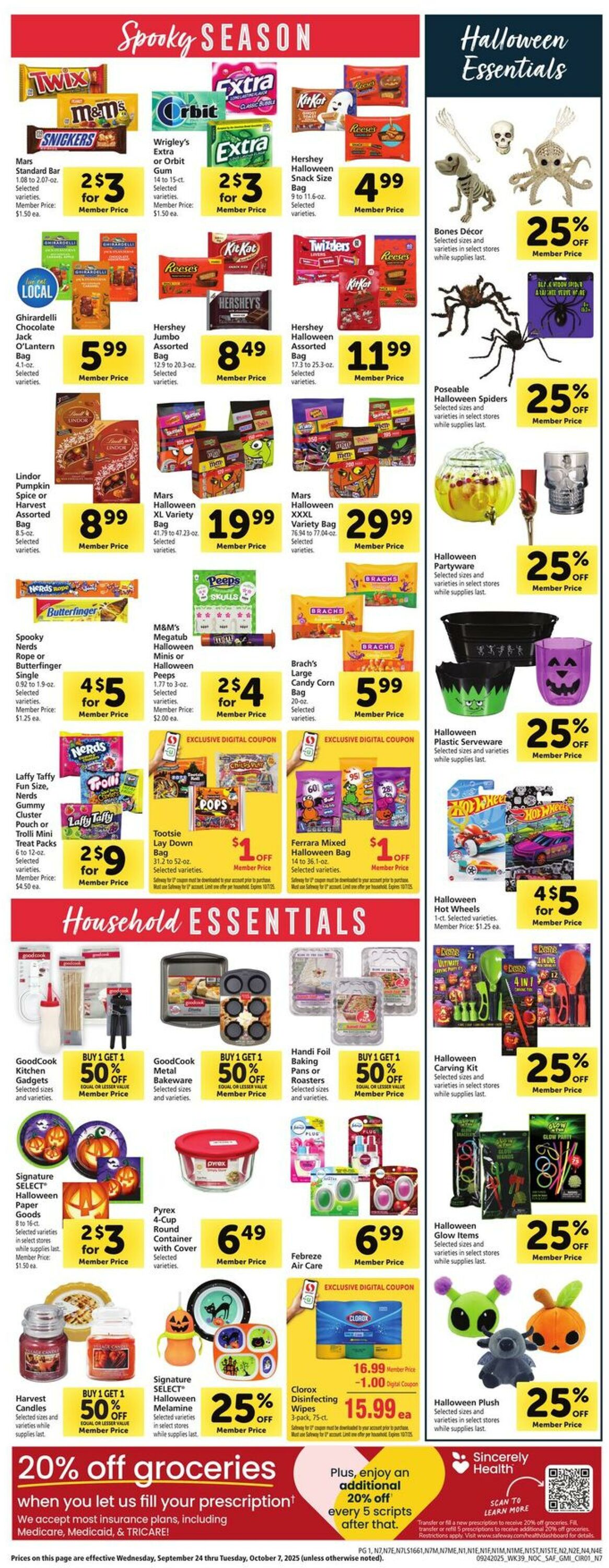Catalogue Safeway from 09/24/2025